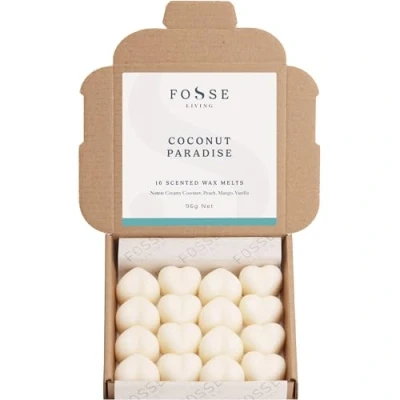 Image of Coconut Paradise Strong Scented Wax Melts 16 Pack The Gift for Every Occasion Made in UK