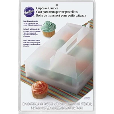 Image of Wilton Reusable 12 Count Cupcake Carrier, 37.47 x 24.77 3.2 cm