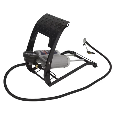Image of Sealey Foot Pump Twin Barrel