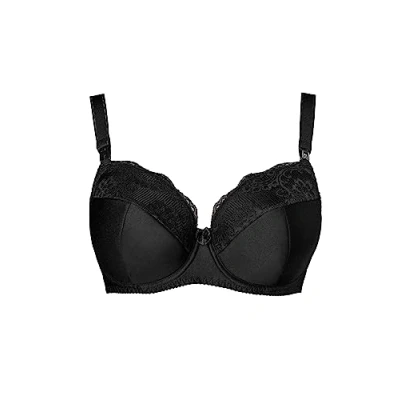 Image of Teyli Womens Bra Underwired Minimiser Amelia Color Black Size 38HH