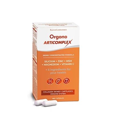 Image of Articomplex. Silica with Vitamins and Minerals That compensate for The Loss of Essential Strengthens Joints, Bones, Cartilage boosts Immune System. 100 Capsules.