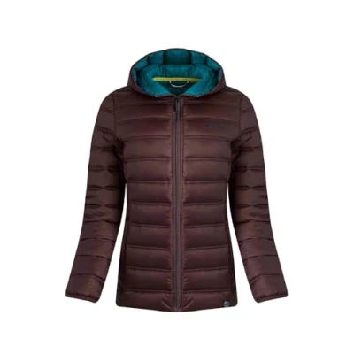 Image of Weird Fish Eshka Lightweight Padded Jacket Mulled Wine Size 16