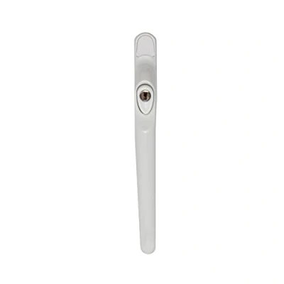 Image of ERA Maxim Inline Offset Locking Window Handle White PVC Windows Replacement &amp; Button with Keys