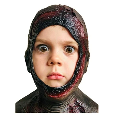 Image of Rubber Johnnies Johnniesfx Kids Rotting Hood MASK, Latex, Scary Halloween MASKS, Age 5 9, Jason, Horror, Carnival COSTUMES, Friday, Party, Killer