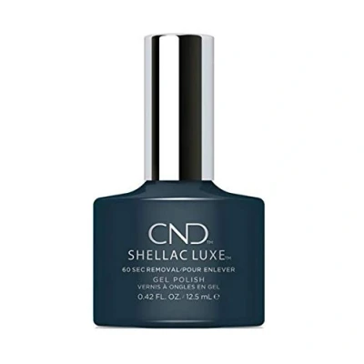 Image of CND SHELLAC LUXE Nail Polish, Indigo Frock