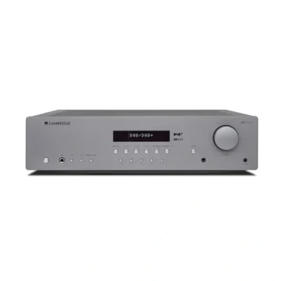 Image of Cambridge Audio AXR100D 100 Watt Separate HiFi Stereo Receiver Featuring Built In Phono Stage DAB/FM Radio and Bluetooth 5.0 Lunar Grey