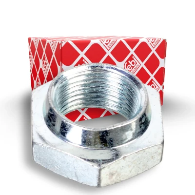 Image of SE021140340B Nut, stub axle FEBI BILSTEIN 02160 VOLKSWAGEN: Jetta 2, Polo II Hatchback, GOLF 3