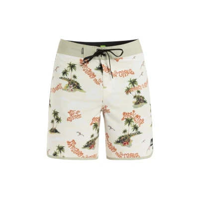 Image of Quiksilver Boardshorts SURFSILK Scallop 18 Men Beige 32