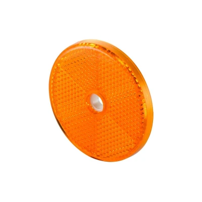 Image of E240030 Reflex Reflector HELLA 8RA 002 014 872 round yellow Left, Right