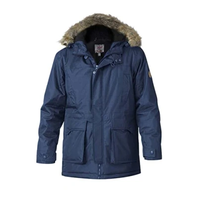 Image of D555 Big &amp; Tall Navy Lovett Parka Jacket Men&#039;s