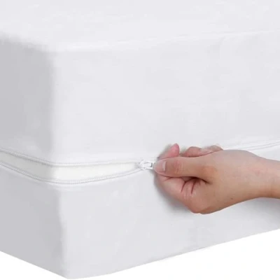 Image of HIGH LIVING Zipper Anti allergy Bed bug Waterproof Mattress Protector Encasement cover (King)