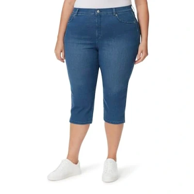 Image of Gloria Vanderbilt Women&#039;s Amanda Capri Jean Plus Size, Frisco Rivets, 24