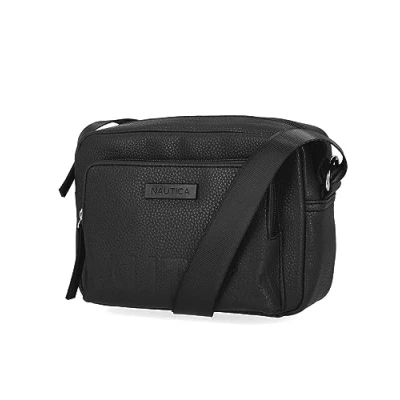 Image of Nautica Women&#039;s Adjustable Crossbody Bag Purse, Black, One Size