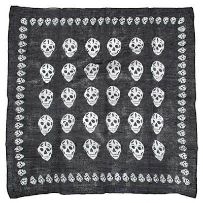 Image of Zac&#039;s Alter Ego Extra Large Skull Cotton Bandana/Face Mask with Border 65cm x