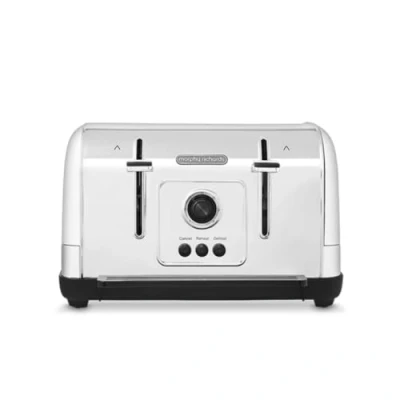 Image of Morphy Richards Venture 4 Slice Toaster, Matt White
