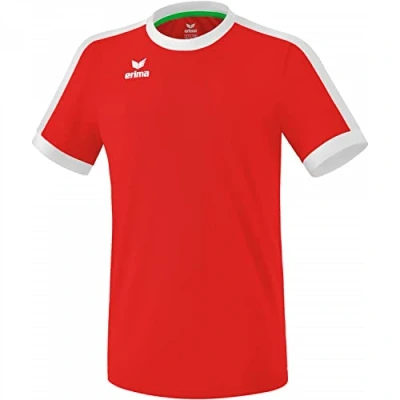 Image of Erima Unisex Retro Star Jersey Red/White