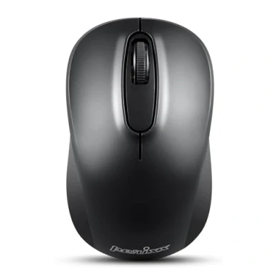Image of Perixx PERIMICE 722B Wireless Optical Mouse 3.82x2.28 Inches Portable Design Silent Clicks with Cable Straps Black