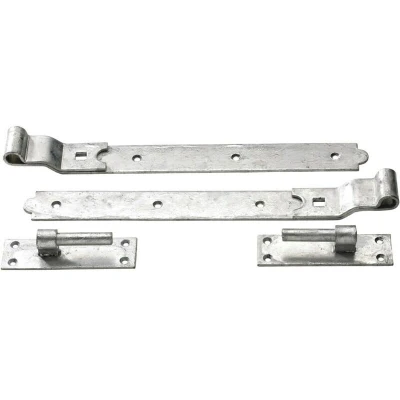 Image of Perry 250mm Cranked Bands &amp; Hooks on Plate Galvanised (PR)