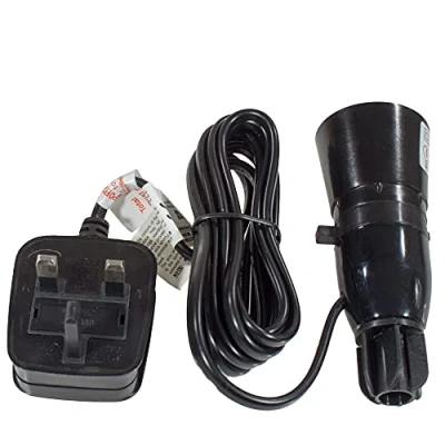 Image of BC B22 Bayonet Cap Switched Lampholder Bottle Adaptor with Lead and UK Plugtop (Black)