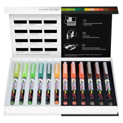 Image of Karin Pigment Decobrush Marker Pen, Nature, One Size, KAR29C3