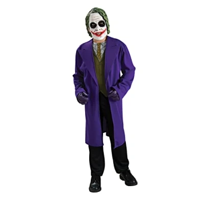 Image of Rubie&#039;s Official Classic Costume Joker, child, I 883105L, L, 12 to 14 years, Purple Halloween