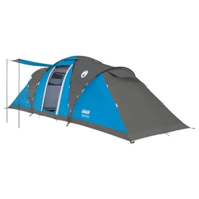 Image of Coleman Spruce Falls 6 Tent Large Man Vis a Family with 2 opposite XXL size Bedrooms and Living area Person Camping 3000mm Waterproof Sewn in Groundsheet