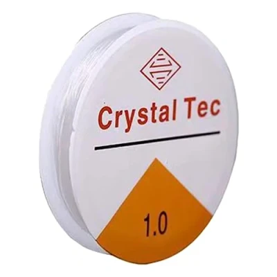 Image of Clear Nylon Thread Invisible String, 1 mm Tarnish Resistant Jewelry Beading Wire, Bracelet for Hanging Decorations, Crafts and Making