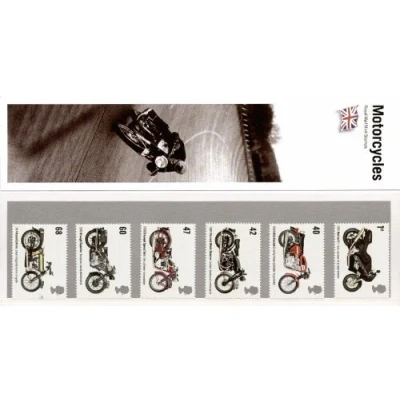 Image of 2005 Motorcycles Presentation Pack PP344 (printed no. 373) Royal Mail Stamps