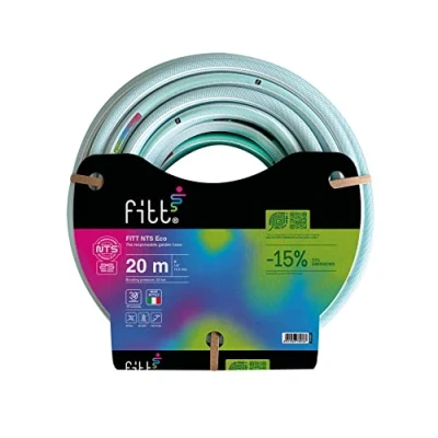 Image of FITT NTS ECO 1/2&quot; (12,5mm) 20 m Strong and malleable Garden Watering Hose for Intensive Use. Lighter Sustainable