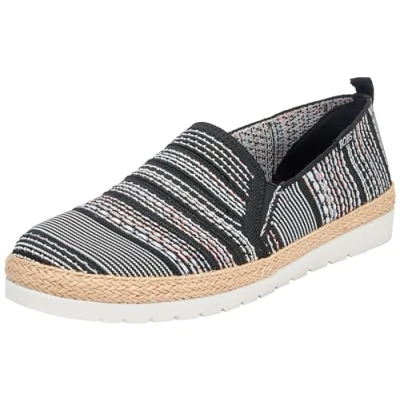 Image of Skechers Women&#039;s Flexpadrille 3.0 Island Muse, Black and Multi Engineered Knit, 2 UK