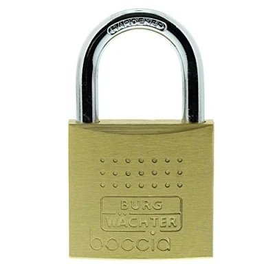 Image of BURG WÄCHTER, Padlock, 8 mm Shackle, 2 Keys, Cut Resistant, Boccia 450 50 SB