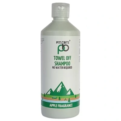 Image of Pits and Bits Rinse Free Shampoo, Apple Fragrance, No Additional Water Or Rinsing Required 500ml
