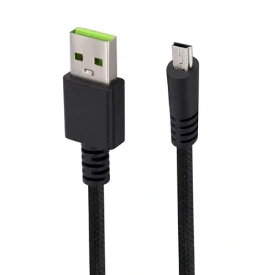 Image of Alphatec Razer USB Charging Cable Replacement, Compatible with Blackwidow Tournament Edition Chroma V2 Keyboard, Data Sync &amp; Power Supply