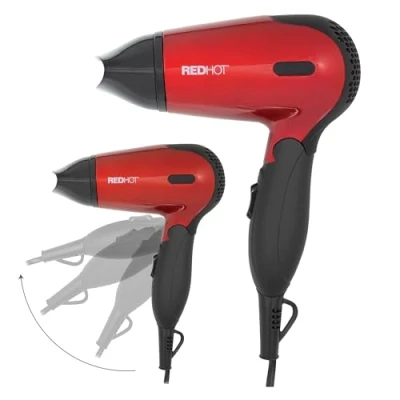 Image of Redhot Compact Hair Dryer Red