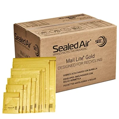 Image of Mail Lite H/5 Gold 270x360mm 50env/BX