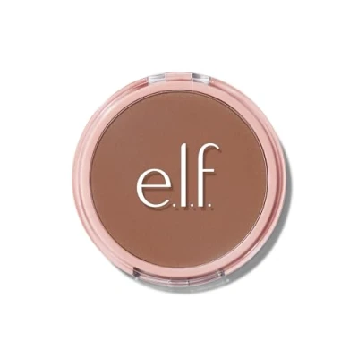 Image of e.l.f. Halo Glow Powder Filter, Pressed Finishing Powder, Buildable Coverage, Crease Resistant, Blurs the Appearance of Pores, With Velour Puff and Mirror, Vegan &amp; Cruelty Free, Rich Cool