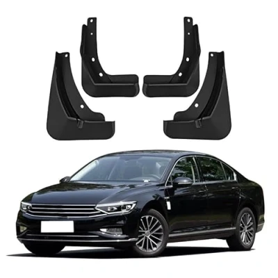 Image of 4Pcs Car Mud Flaps for Volkswagen Passat R Line 2020, Front/Rear Wheel Mudflaps, Waterproof Splash Protection Fender, External Accessories