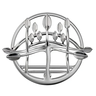 Image of CHARLES RENNIE MACKINTOSH Small &amp; Delicate Silver Brooch Grace. Art Nouveau. Jewellery gift box included. 727