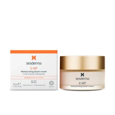 Image of Sesderma C Vit Moisturising Face Cream Vitamin Hydrated and Radiant Skin First Signs of ageing Anti Glowy Moisturiser 50 ml