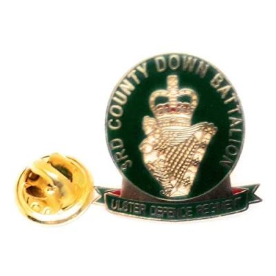 Image of 3rd county Down battalion ulster defence regiment lapel badge