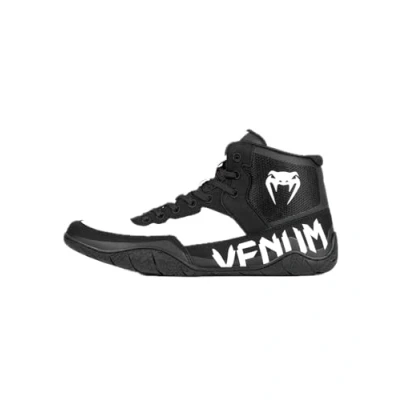 Image of Venum Elite Wrestling Shoes Unisex Training shoe, Size: 7, Black/white Textile/synthetics
