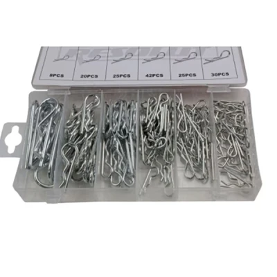 Image of RESOLUT 150PC Assorted Retaining Pins Spring Clips R Type 9060