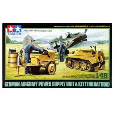 Image of TAMIYA 300032533 1: 48 WWII German Half Track Tank with Starting Assistance Device