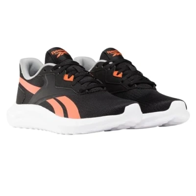 Image of Reebok Women&#039;s ENERGEN LUX Running Shoes, Black/SUPERCHRG Coral/White, 5 UK