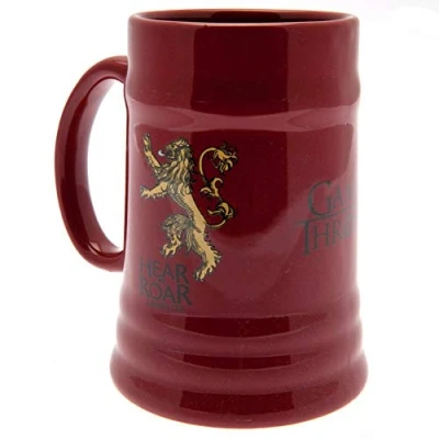 Image of Game of Thrones MGS24847 House Lannister Ceramic Stein Mug, Multi Colour