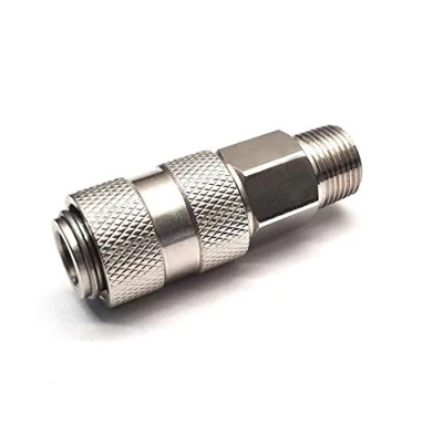 Image of Female Coupling 1/2&quot; BSPT Male Thread PCL Airflow Air Line Hose Fitting AC21JM Type