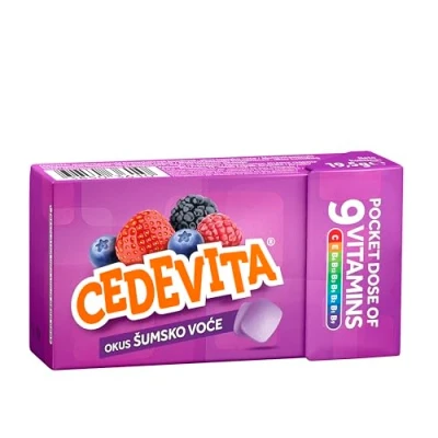 Image of Cedevita Multivitamin Healthy and Sweet Gummies with 9 Essential Vitamins A Pocket Full of Immune System Booster (Berry)
