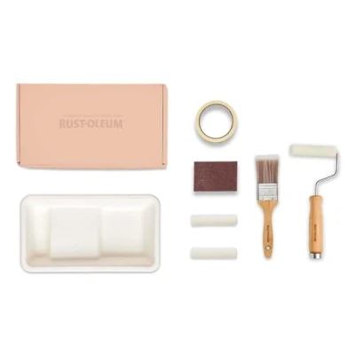 Image of Rust Oleum Ready to Roll Eco Paint Kit (Small) Matt Furniture Sweet Pinks