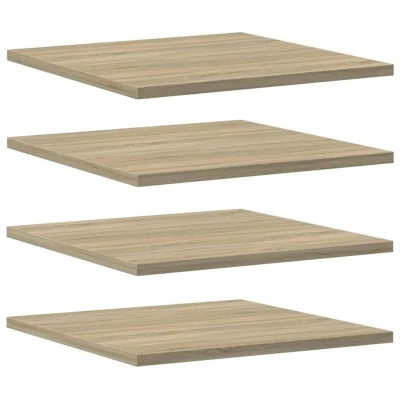Image of vidaXL Bookshelf Boards 4 pcs Sonoma Oak 40x40x1.5 cm Engineered Wood