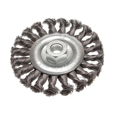 Image of Faithfull WBTC115 Conical Wire Brush 115mm x M14 2 / 0.50mm